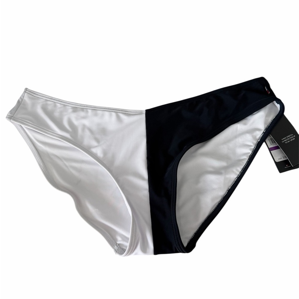 Tommy Hilfiger Womens Low Rise Cheeky Bikini Bottom 4 Way Stretch XXL NWT